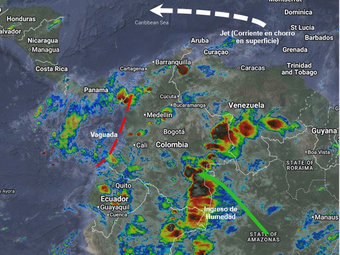 Pronóstico meteorológico Colombia para el 09 de abril de 2026.