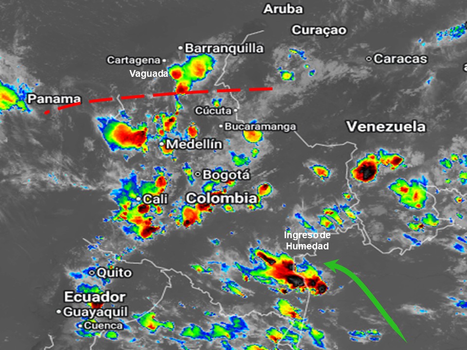  Pronóstico meteorológico Colombia para el 02 de abril de 2026	
