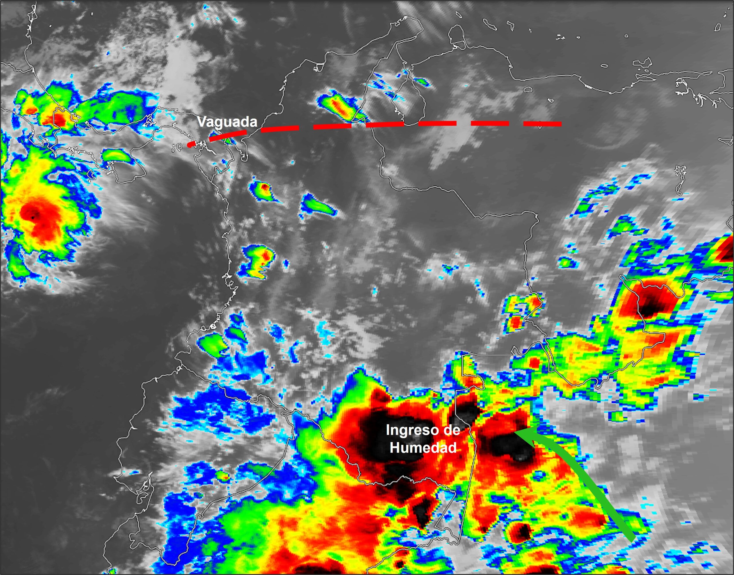  Pronóstico meteorológico Colombia para el 03 de abril de 2026	
