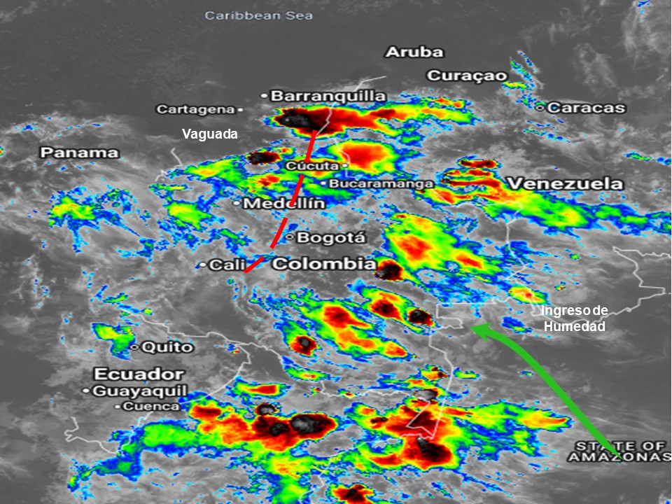 Pronóstico meteorológico Colombia fin de semana 06 de abril de 2026