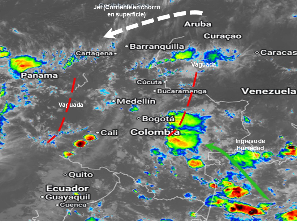 Pronóstico meteorológico Colombia fin de semana 11 - 12 de abril de 2026