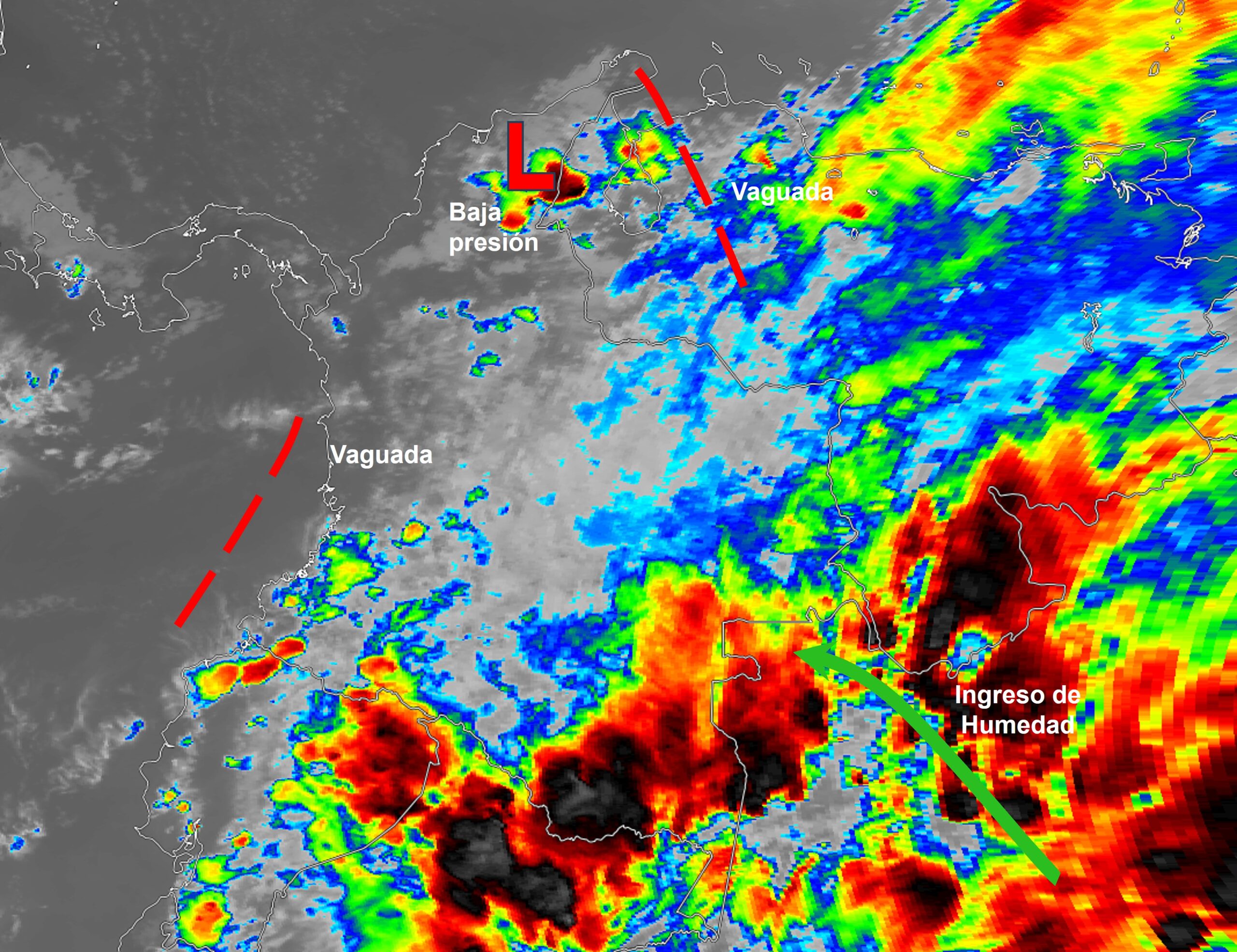 Pronóstico meteorológico Colombia fin de semana 18 y 19 de abril de 2026