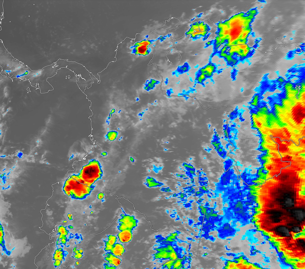 Condiciones nocturnas de Colombia para el 18 de Abril de 2026.