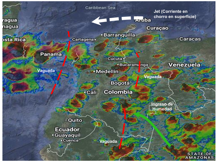 Pronóstico meteorológico Colombia para el 02 y 03 de Mayo de 2026.