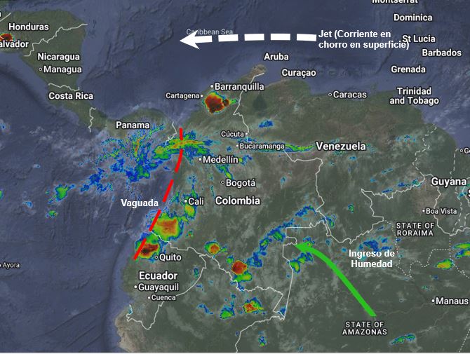 Pronóstico meteorológico Colombia fin de semana 09 y 10 de mayo de 2026.