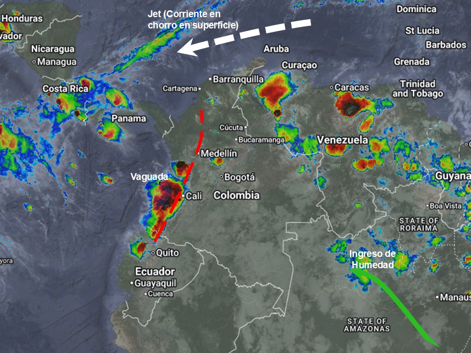 Pronóstico meteorológico Colombia fin de semana 23 y 24 de mayo de 2026.