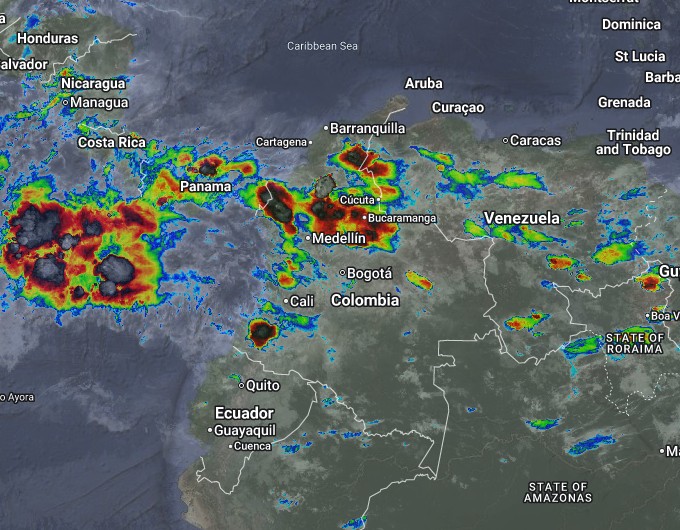 Condiciones nocturnas de Colombia para el 02 de Junio de 2026.