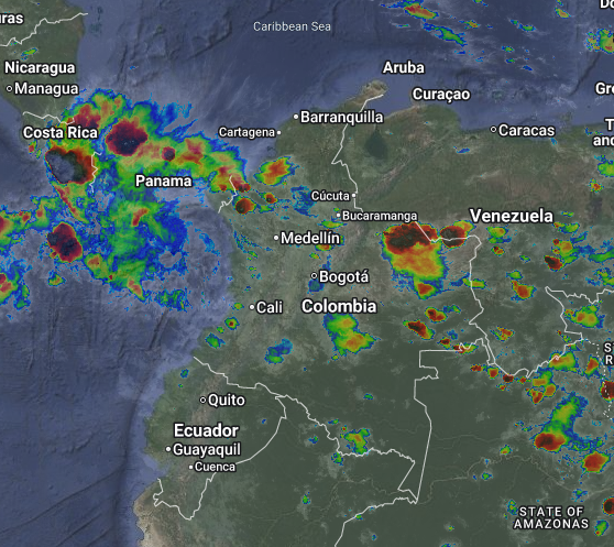 Condiciones nocturnas de Colombia para el 09 de Septiembre de 2026.