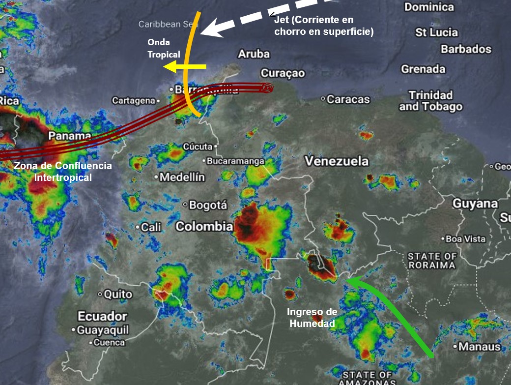 Pronóstico meteorológico Colombia para el 19 AL 20 de septiembre de 2026.