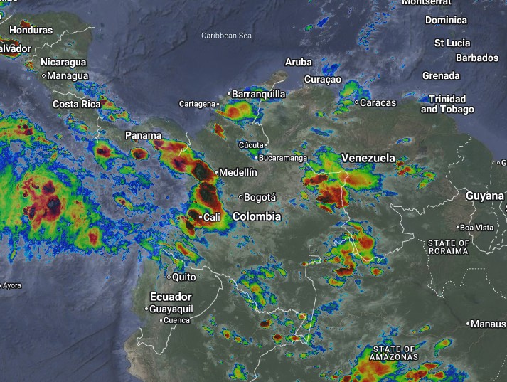 Condiciones nocturnas de Colombia para el 05 de Septiembre de 2026.