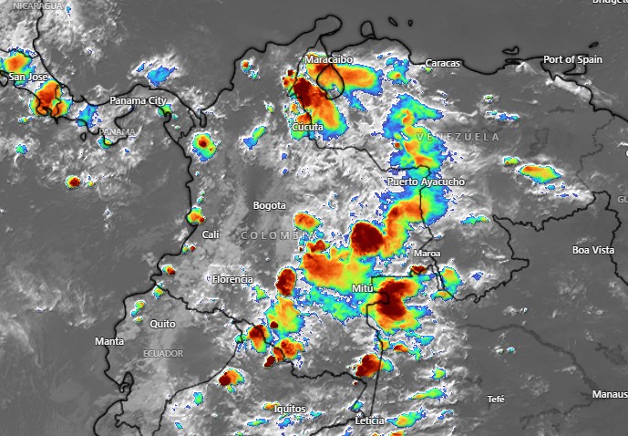 Condiciones nocturnas de Colombia para el 02 de Septiembre de 2026.
