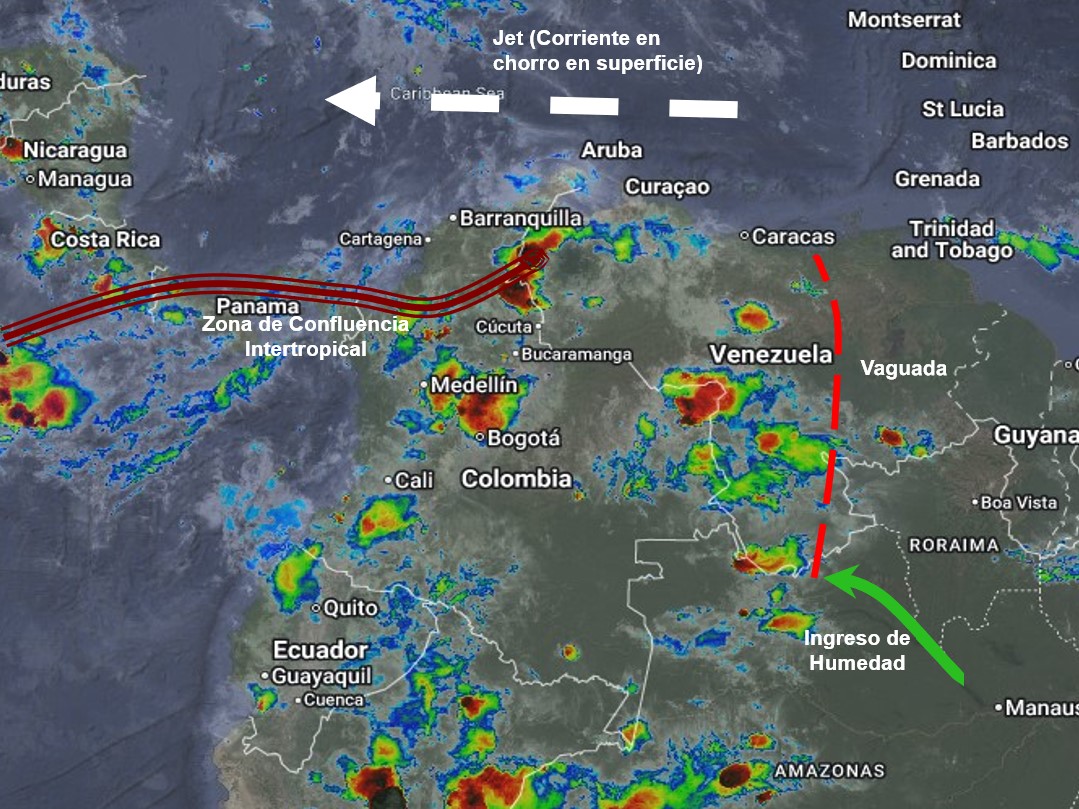 Pronóstico meteorológico Colombia para el 09 de octubre de 2026.